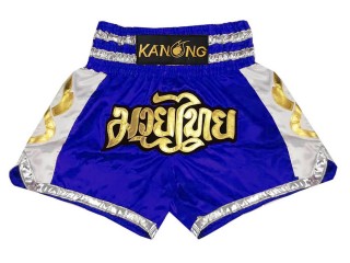Kanong Muay Thai Shortsit : KNS-141-Sininen 